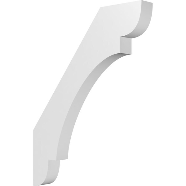 Ekena Millwork 3 1/2-in. W x 28-in. D x 36-in. H Olympic Architectural Grade PVC Knee Brace BRCP035X28X36OLY - main